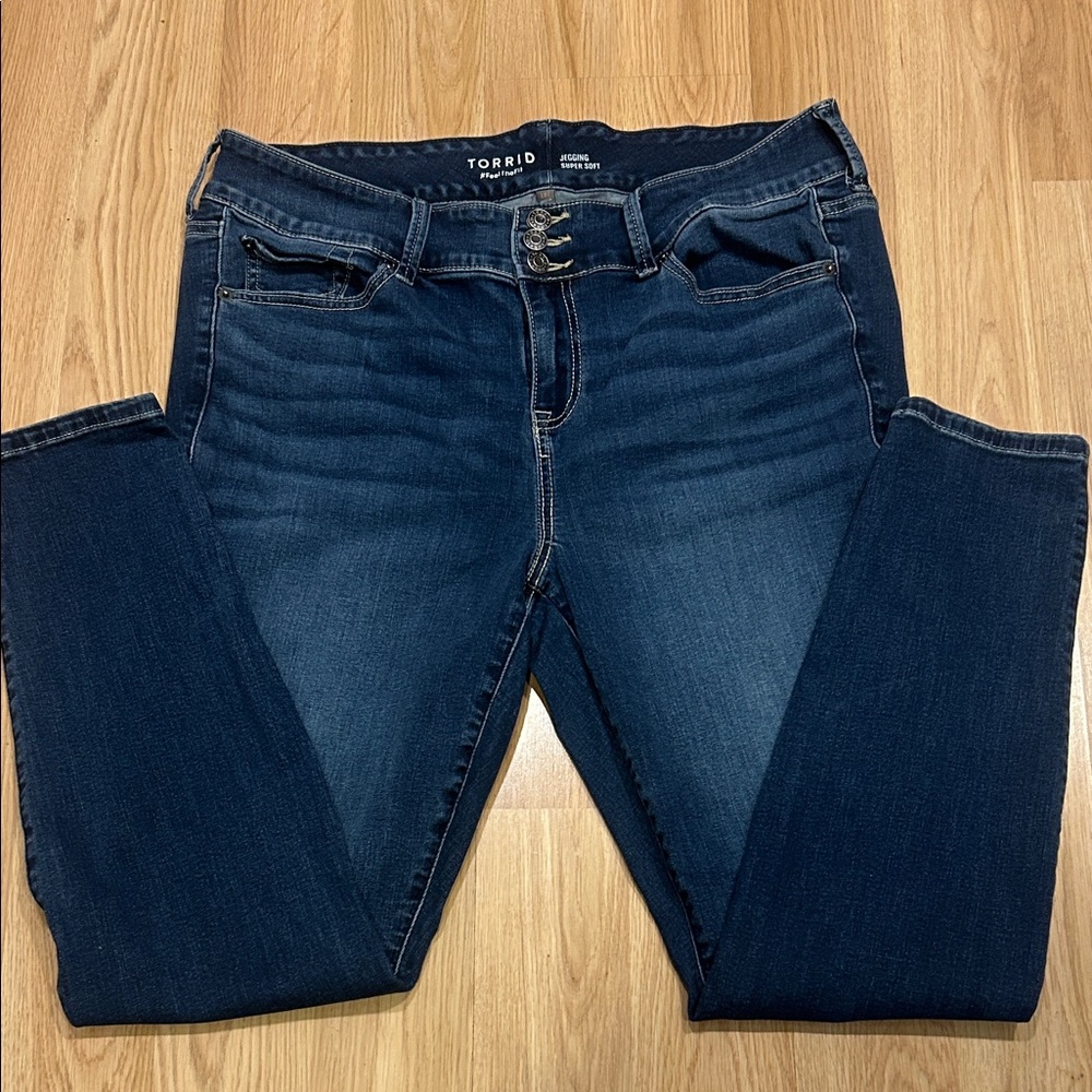 Torrid Feel The Fit Women's Super Soft Jeggings/Skinny Jeans Size 18T